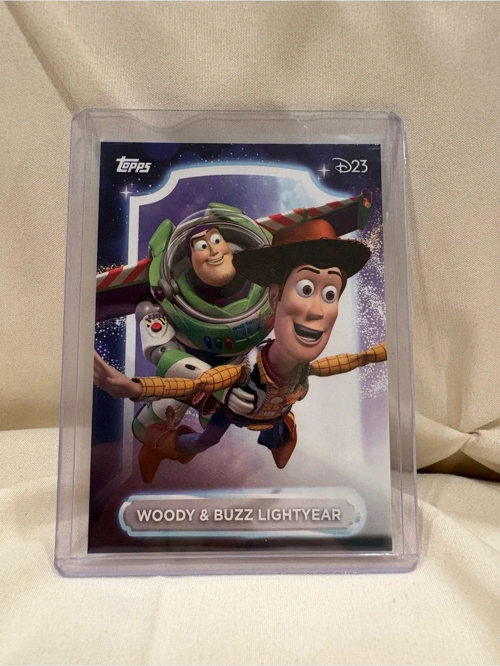 2026 Disney D23 Toy Story Exclusive Topps Trading Cards Promo Card in Hardsleeve